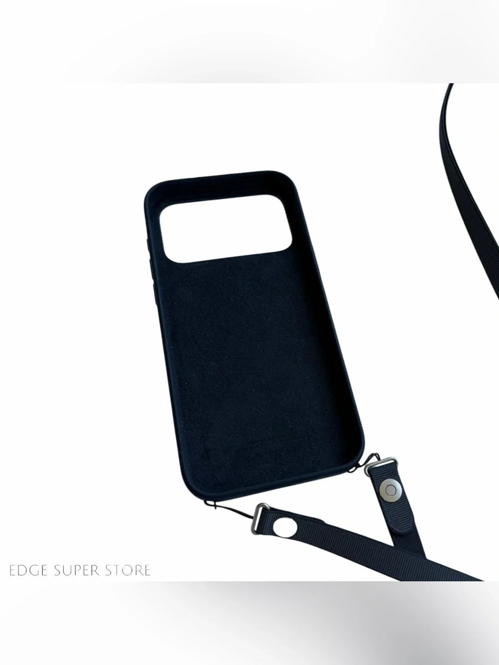 Apple iPhone 17 Pro Max Black Silicone MagSafe Case Crossbody Strap New